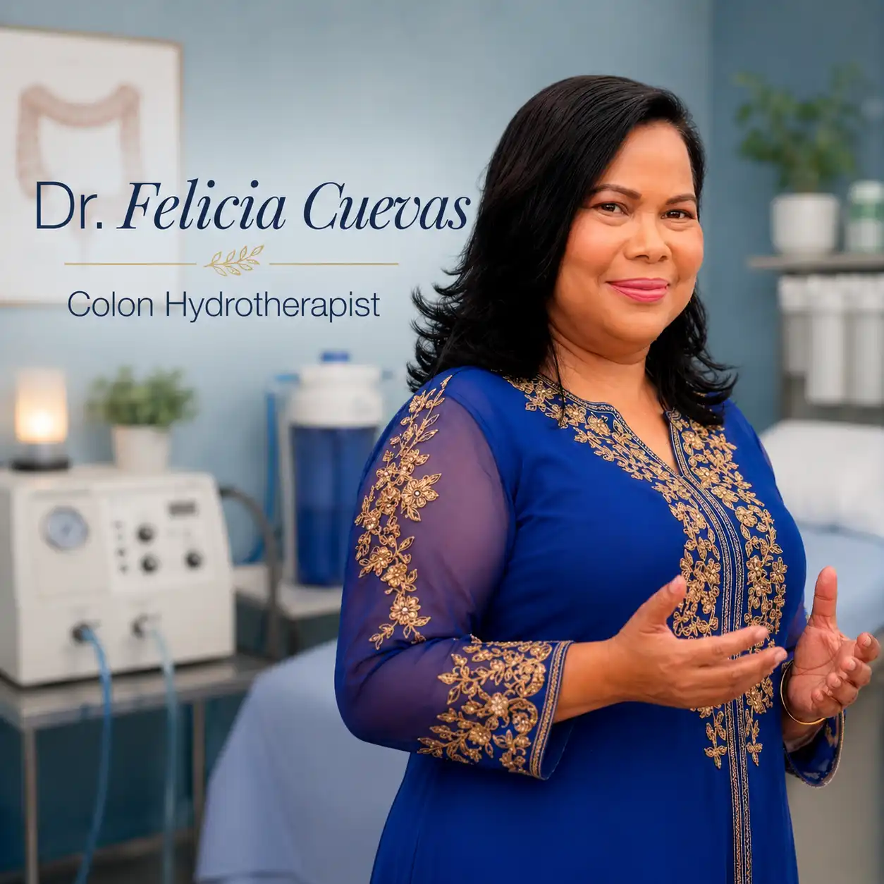 Dr. Felicia Cuevas colon hydrotherapist wellness guidance